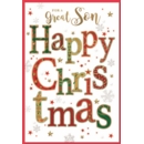 XMAS CARDS,Son 6's Text & Snowflakes