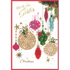 XMAS CARDS,Sister 6's Assorted Baubles