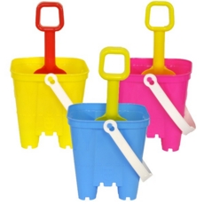 BUCKET SET,13cm Castle Bucket & 19cm Spade