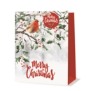 GIFT BAG,Traditional Robin (Large) (Was 1.09)
