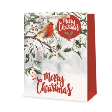 GIFT BAG,Traditional Robin (Medium) (Was 0.89)