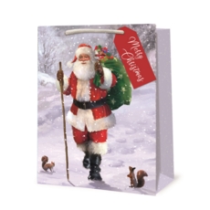 GIFT BAG,Traditional Santa (Medium)