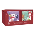 BOXED CARDS,Snowman/Polar Bear Square 10's CDU (Was 1.39)