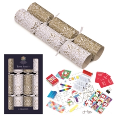 CRACKERS,31cm Cream & Gold 8's