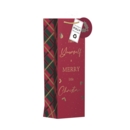 GIFT BAG,Merry Christmas (Bottle) Recyclable (Was 0.99)