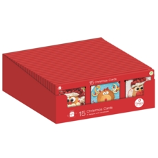 BOXED CARDS,Portrait Printed Novelty 3 Asst 15's (Was 1.49)