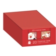 BOXED CARDS,Mini Square Santa & Penguin 20's CDU