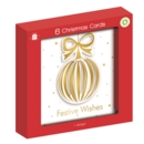 BOXED CARDS,Handcrafted Layered Bauble 6's (Was 1.49)