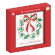 BOXED CARDS,Handcrafted Layered Wreath 6's (Was 1.49)