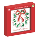 BOXED CARDS,Handcrafted Layered Wreath 6's (Was 1.49)