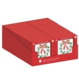 BOXED CARDS,Handcrafted Layered Wreath 6's (Was 1.49)