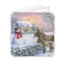BOXED CARDS,Snowman/Donkey Deluxe & Insert 10's(Was 3.99)