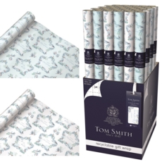 XMAS ROLLWRAP,4m Frosted Forest (Was 2.99)