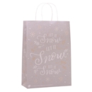 GIFT BAG,Let It Snow (Large)  Recylcable (Was 1.59)