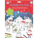 COLOURING PLAY SCENE, Scene, Characters & Stickers