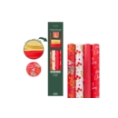 XMAS ROLLWRAP PACK,8m Red Berry (Wrap & Tags)(Was 8.99)