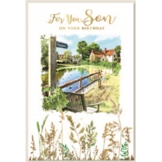 BIRTHDAY CARDS,Son 6's River Scene