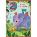AGE 2 CARDS, 6's Male Elephant & Mouse
