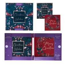 BOXED CARDS,Luxury Woodland 10's 2 Assorted (Was 2.99)