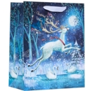 GIFT BAG,Whimsical Reindeer (Large) (Was 1.49)