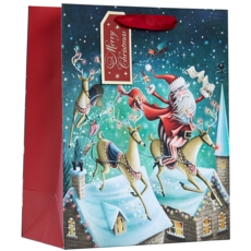 GIFT BAG,Christmas Eve (Large) (Was 1.49)