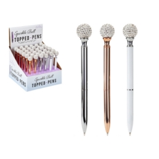 BALL PEN Sparkle Ball Topped Pens CDU