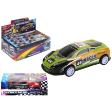 CAR, Pull Back Racer, Metal, 8.5cm Asst Designs CDU