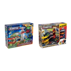 GARAGE SET, PARK & DRIVE 2 Asst.Teamsterz (Was 18.99)