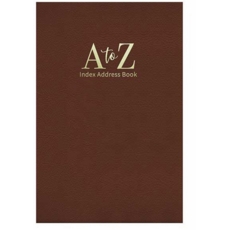 ADDRESS BOOK,Large Executive Padded 3 Assorted