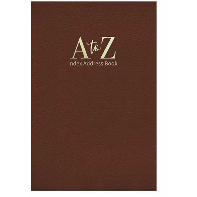 ADDRESS BOOK,Large Executive Padded 3 Assorted