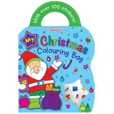 XMAS COLOURING & STICKER BAG BOOK