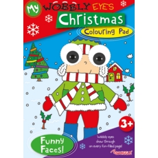 XMAS COLOURING BOOK,Wobbly Eyes