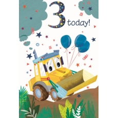 AGE 3 CARDS,Male 6's Digger