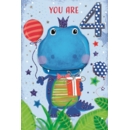AGE 4 CARDS,Male 6's Crocodile