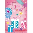 AGE 5 CARDS,Female 6's Presents