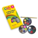 WATERCOLOUR PAINTS,18's Wheel Set with paint brush Cre8
