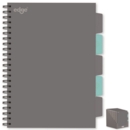 PROJECT BOOK,Grey A4 Twin Wire