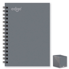 NOTEBOOK,Grey A6 Twin Wire