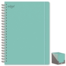 NOTEBOOK,Polyprop Blue A4 Twin Wire