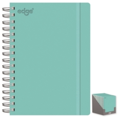 NOTEBOOK,Polyprop Blue A5 Twin Wire