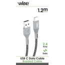 CHARGING & DATA CABLE, Braided USB to USB C Braided 1.2m Bxd
