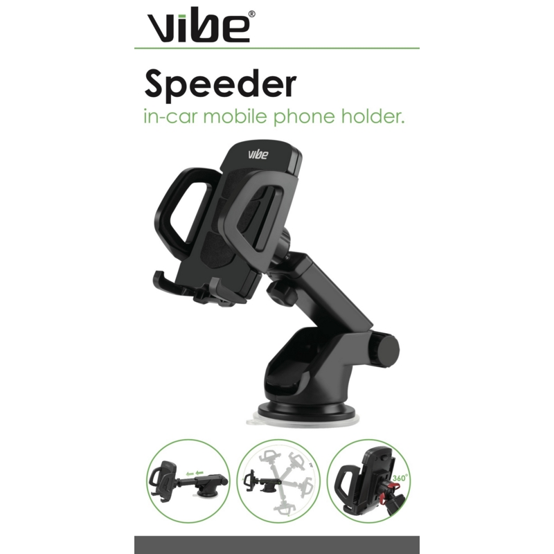 PHONE HOLDER, Speeder Universal In-Car Holder H/pk