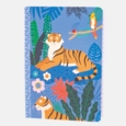 NOTEBOOK,A6 Jungle Life 3's Casebound Soft Touch 96 page