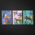 NOTEBOOK,A6 Jungle Life 3's Casebound Soft Touch 96 page