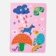 NOTEBOOK,A6 Magical Forest 3's Casebound Soft Touch 96 page