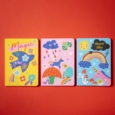 NOTEBOOK,A6 Magical Forest 3's Casebound Soft Touch 96 page