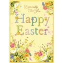 EASTER CARDS,Open 6's Daffodils & Text