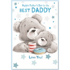 FATHER'S DAY CARDS,Daddy 6's Father & Son Bears