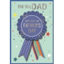 FATHER'S DAY CARDS,Dad 6's Rosette