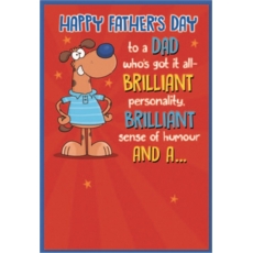 FATHER'S DAY CARDS,Dad 6's Humerous Text